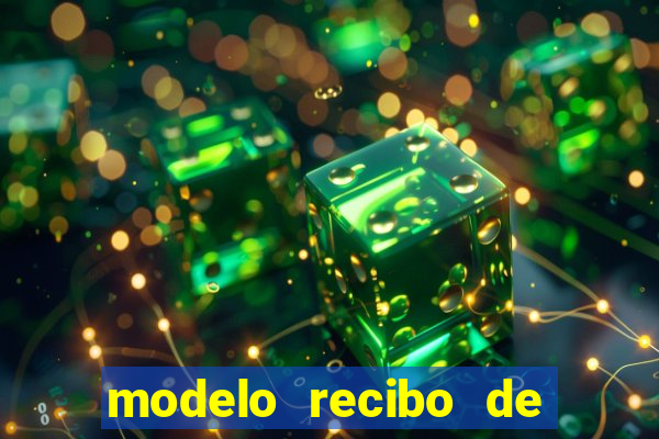 modelo recibo de pagamento autonomo